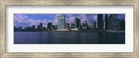 Skyscrapers at East River, New York Fine Art Print