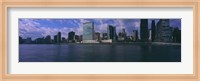 Skyscrapers at East River, New York Fine Art Print