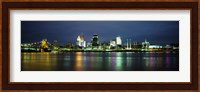 Ohio River Skyline at Night Fine Art Print
