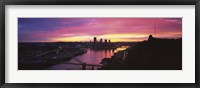 Pittsburgh West End Bridge Sunset Fine Art Print