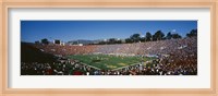 High angle view of spectators watching a football match in a stadium, Rose Bowl Stadium, Pasadena, California Fine Art Print