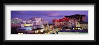 High angle view of buildings in a city, Rodeo Drive, Beverly Hills, California, USA Fine Art Print