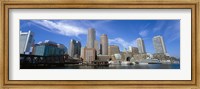 Skyscrapers at the waterfront, Boston, Massachusetts Fine Art Print