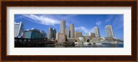 Skyscrapers at the waterfront, Boston, Massachusetts Fine Art Print