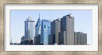 Close up of skyscrapers in Philadelphia, Pennsylvania, USA Fine Art Print