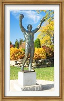 Statue of Rocky Balboa, Philadelphia Museum of Art, Benjamin Franklin Parkway, Fairmount Park, Philadelphia, Pennsylvania, USA Fine Art Print