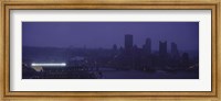 Buildings in a city, Heinz Field, Three Rivers Stadium, Pittsburgh, Pennsylvania, USA Fine Art Print