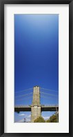 Brooklyn Bridge from as Distance, Manhattan, New York City Fine Art Print