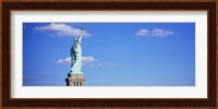 Low angle view of a statue, Statue of Liberty, Liberty State Park, Liberty Island, New York City, New York State, USA Fine Art Print