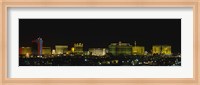 Las Vegas, Nevada at night Fine Art Print