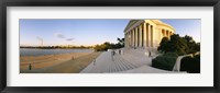 Monument at the riverside, Jefferson Memorial, Potomac River, Washington DC, USA Fine Art Print
