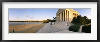 Monument at the riverside, Jefferson Memorial, Potomac River, Washington DC, USA Fine Art Print