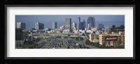 High angle view of traffic on a highway, Atlanta, Georgia Fine Art Print