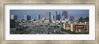 High angle view of traffic on a highway, Atlanta, Georgia Fine Art Print