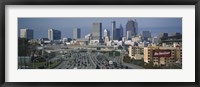 High angle view of traffic on a highway, Atlanta, Georgia Fine Art Print