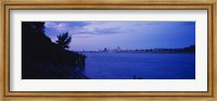 City at the waterfront, Mississippi River, Memphis, Shelby County, Tennessee, USA Fine Art Print
