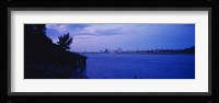 City at the waterfront, Mississippi River, Memphis, Shelby County, Tennessee, USA Fine Art Print