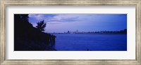 City at the waterfront, Mississippi River, Memphis, Shelby County, Tennessee, USA Fine Art Print