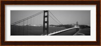 Golden Gate Bridge (black and white), San Francisco, California Fine Art Print