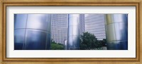Columns of a building, Downtown District, Houston, Texas, USA Fine Art Print
