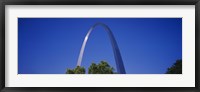 Gateway Arch against a blue sky, St. Louis, Missouri Fine Art Print