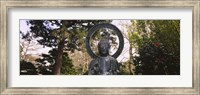 Statue of Buddha in a park, Japanese Tea Garden, Golden Gate Park, San Francisco, California, USA Fine Art Print