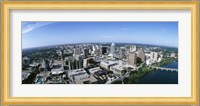 Aerial view of a city, Austin,Texas Fine Art Print