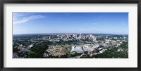 Aerial view of a city, Austin, Travis County, Texas Fine Art Print