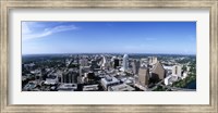High angle view of a city, Austin, Texas, USA Fine Art Print