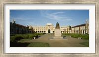 Statue in the courtyard of an educational building, Rice University, Houston, Texas, USA Fine Art Print