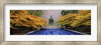 Fountain in a garden, Fountain Of The Great Lakes, Art Institute Of Chicago, Chicago, Cook County, Illinois, USA Fine Art Print