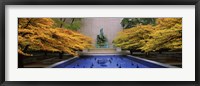 Fountain in a garden, Fountain Of The Great Lakes, Art Institute Of Chicago, Chicago, Cook County, Illinois, USA Fine Art Print