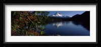 Reflection of a mountain in a lake, Mt Hood, Lost Lake, Mt. Hood National Forest, Hood River County, Oregon, USA Fine Art Print