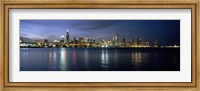 City at the waterfront, Chicago, Cook County, Illinois, USA Fine Art Print