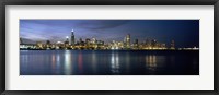 City at the waterfront, Chicago, Cook County, Illinois, USA Fine Art Print