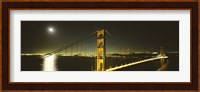 Golden Gate Bridge at Night, San Francisco, California, USA Fine Art Print