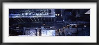 Aerial view of vehicles on the road in a city, New York City Fine Art Print