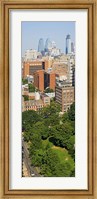 Skyscrapers in a city, Washington Square, Philadelphia, Philadelphia County, Pennsylvania, USA Fine Art Print