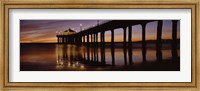Low angle view of Manhattan Beach Pier, Los Angeles County Fine Art Print