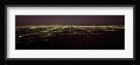 High angle view of a city, South Mountain Park, Maricopa County, Phoenix, Arizona, USA Fine Art Print