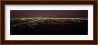 High angle view of a city, South Mountain Park, Maricopa County, Phoenix, Arizona, USA Fine Art Print