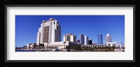 Skyscrapers at the waterfront, Tampa, Hillsborough County, Florida, USA Fine Art Print