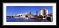 Skyscrapers at the waterfront, Tampa, Florida, USA Fine Art Print