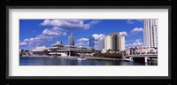 Buildings at the coast, Tampa, Hillsborough County, Florida, USA Fine Art Print
