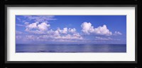 Clouds over the sea, Tampa Bay, Gulf Of Mexico, Anna Maria Island, Manatee County, Florida Fine Art Print