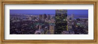 Boston Lit Up at Night Fine Art Print