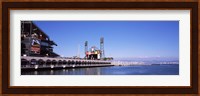 Baseball park at the waterfront, AT&T Park, San Francisco, California, USA Fine Art Print
