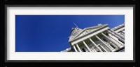 Low angle view of a government building, California State Capitol Building, Sacramento, California Fine Art Print
