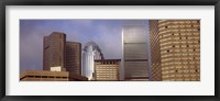Skyscrapers in a city, Boston, Suffolk County, Massachusetts, USA Fine Art Print