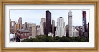 Skyscrapers in a city, Madison Square Park, New York City, New York State, USA Fine Art Print